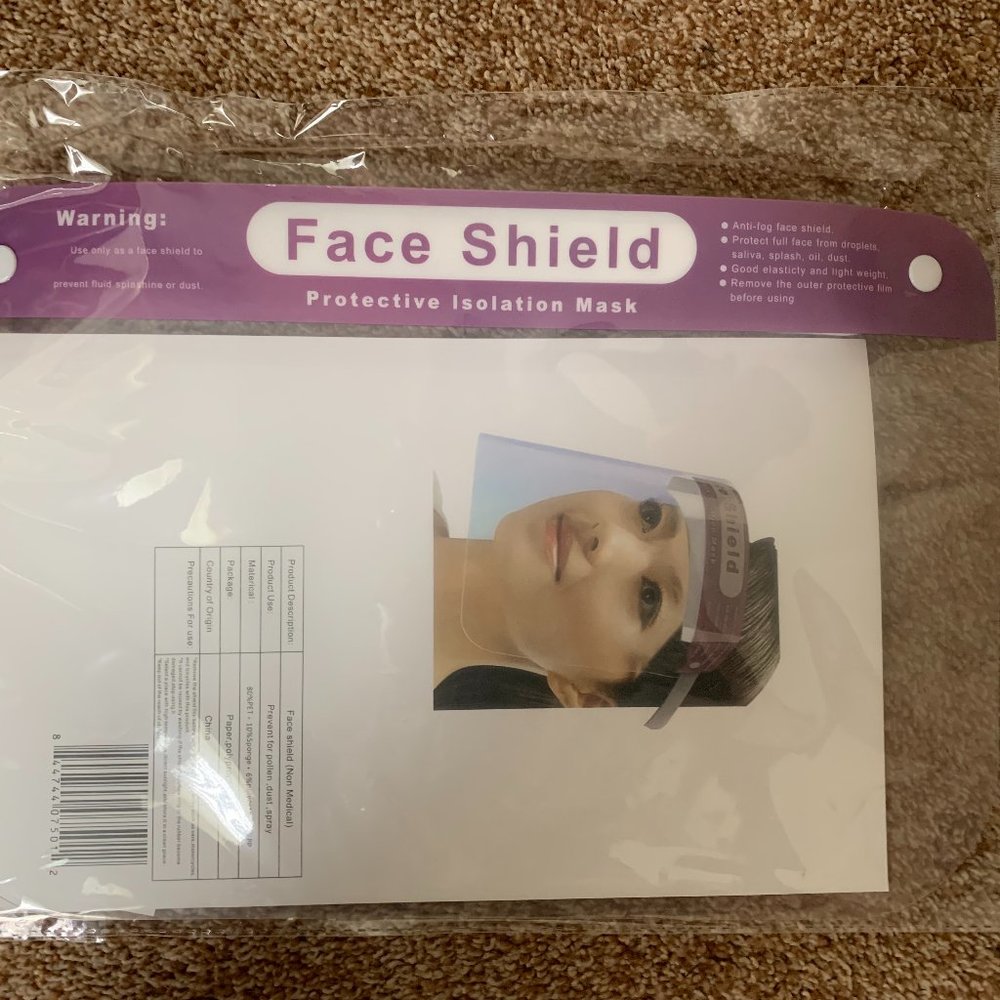 Face Shield | Protective Isolation Mask - Picture 2 of 3